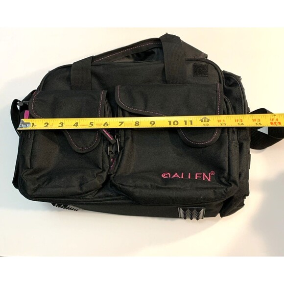 Allen Co Dolores Womens Compact Shooting Range Accessories Bag Black Pink Accent - Picture 11 of 13